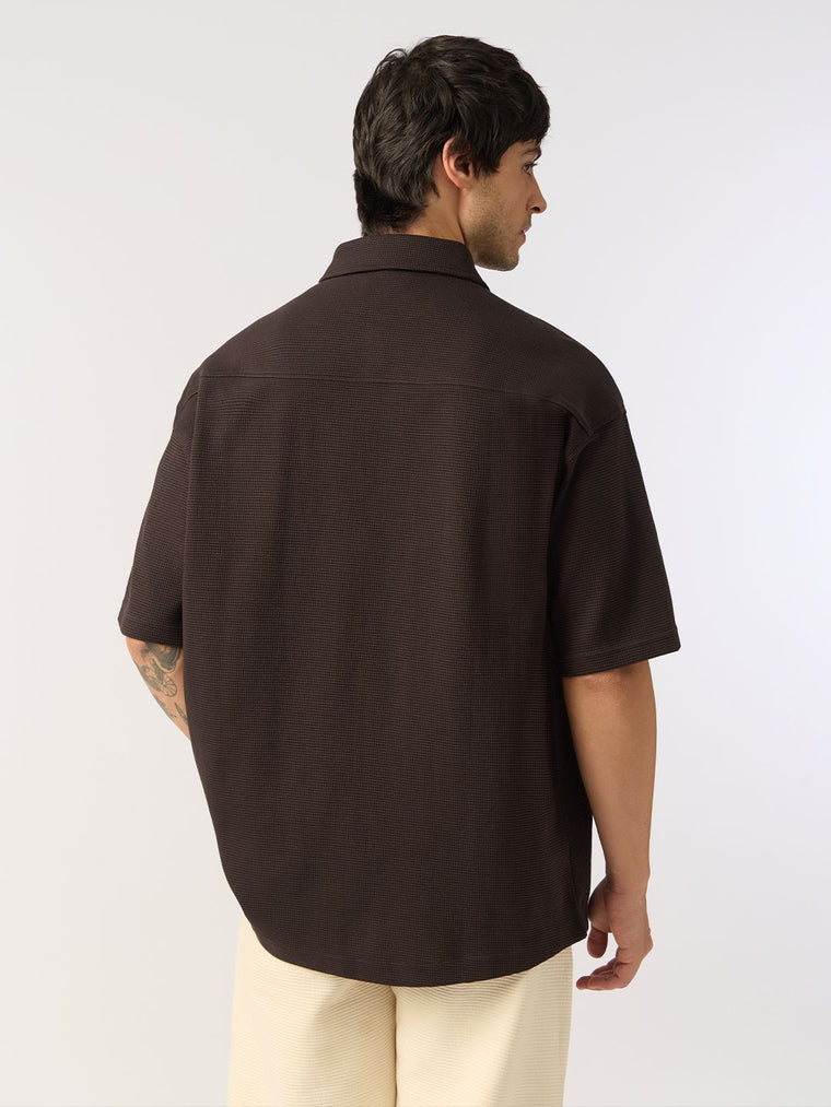 Textured Shirt: Shadow Men Textured Shirts