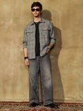 Utility Shacket: Gargoyle Men Shackets