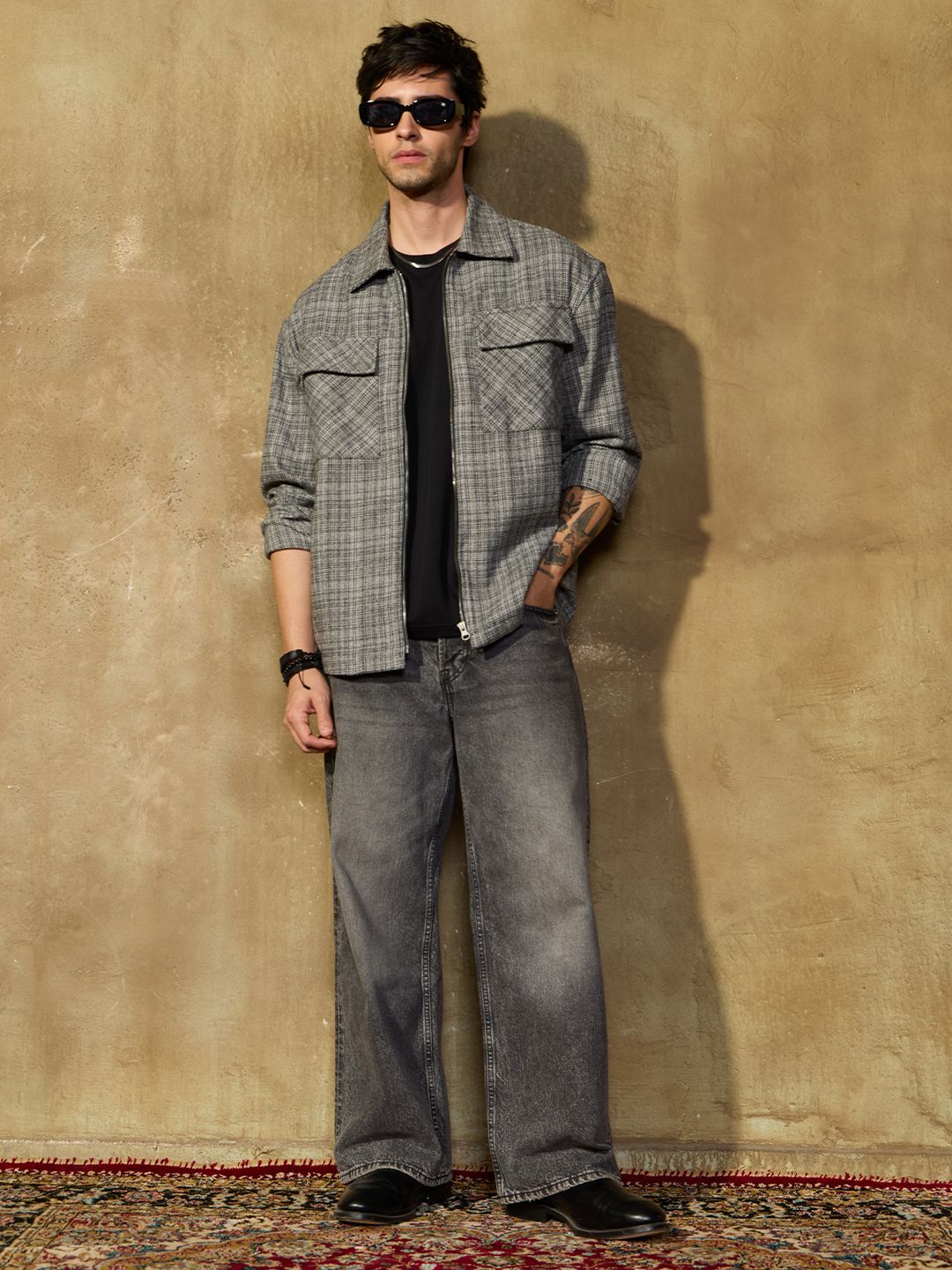 Utility Shacket: Gargoyle Men Shackets