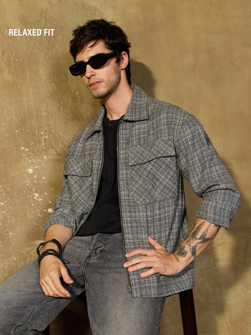 Utility Shacket: Gargoyle Men Shackets