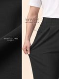 Korean Pants: Charcoal Black Men Korean Pants