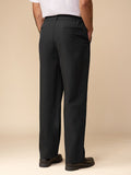Korean Pants: Charcoal Black Men Korean Pants