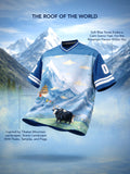 Tibetan Tales: Blue Sky Oversized Jerseys