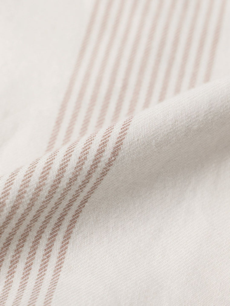 Striped Shirt: Monotone Men Relaxed Shirts