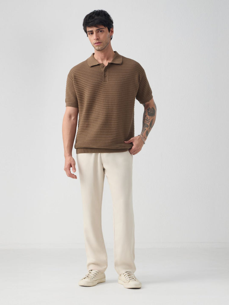 Flatknit Polo: Camelia Classic Polos