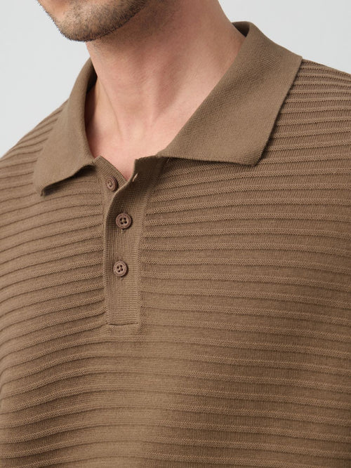 Flatknit Polo: Camelia Classic Polos