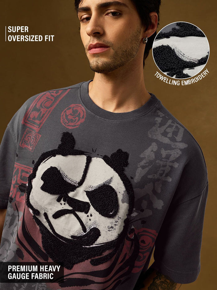 Kung Fu Panda: Angry Panda Super Oversized T-Shirts