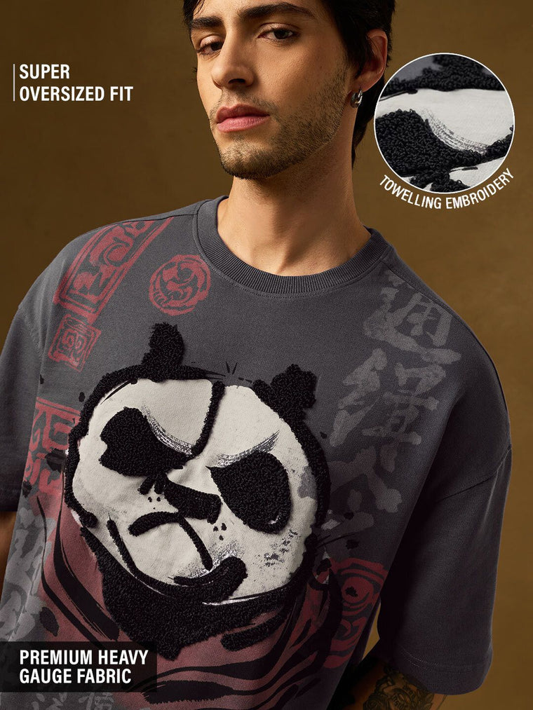 Kung Fu Panda: Angry Panda Super Oversized T-Shirts