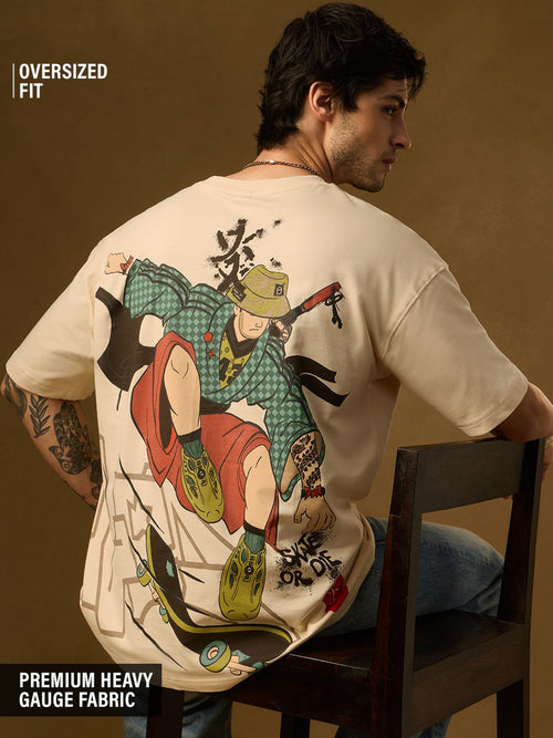 Ukiyo: Skater Oversized T-Shirts