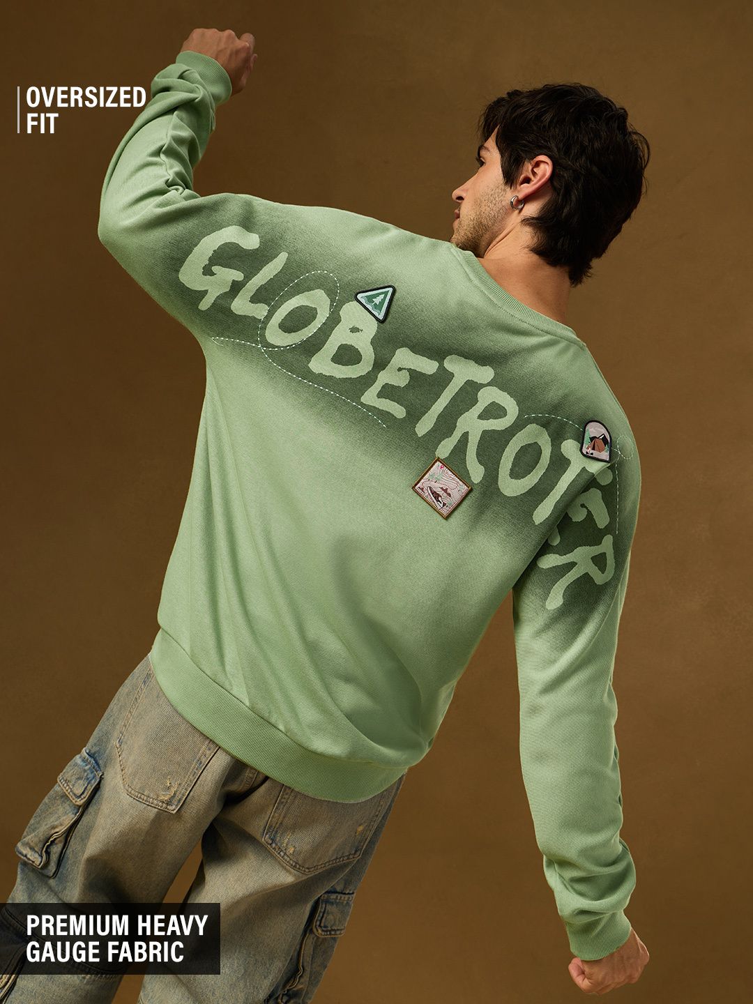 TSS Originals: Globetrotter Men Oversized Sweatshirts