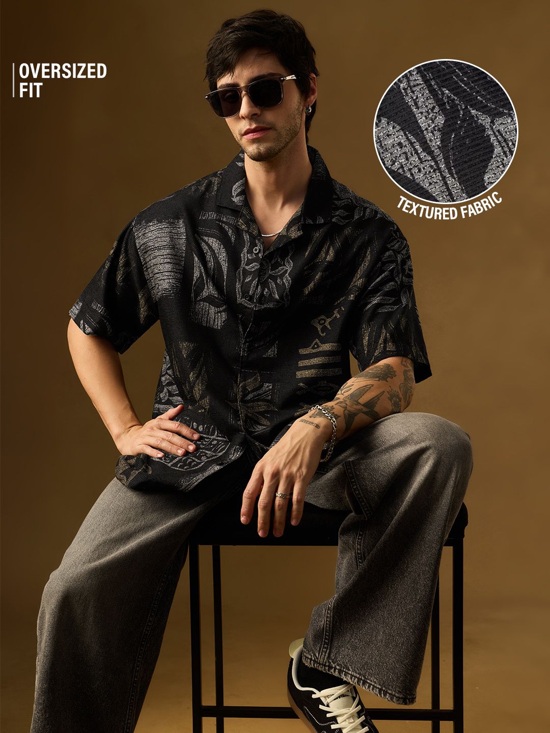 Oversized Shirt: Echoes of Harappa Oversized Shirts