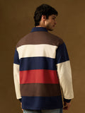 Colorblock Rugby Polo: Sea Coast Men Rugby Polos