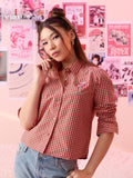 Plaid Shirt: Martini Women Regular Shirts
