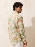 Relaxed-Fit Shirt: Ikebana Men Relaxed Shirts