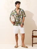 Casual Shirt: Forest Men Holiday Shirts
