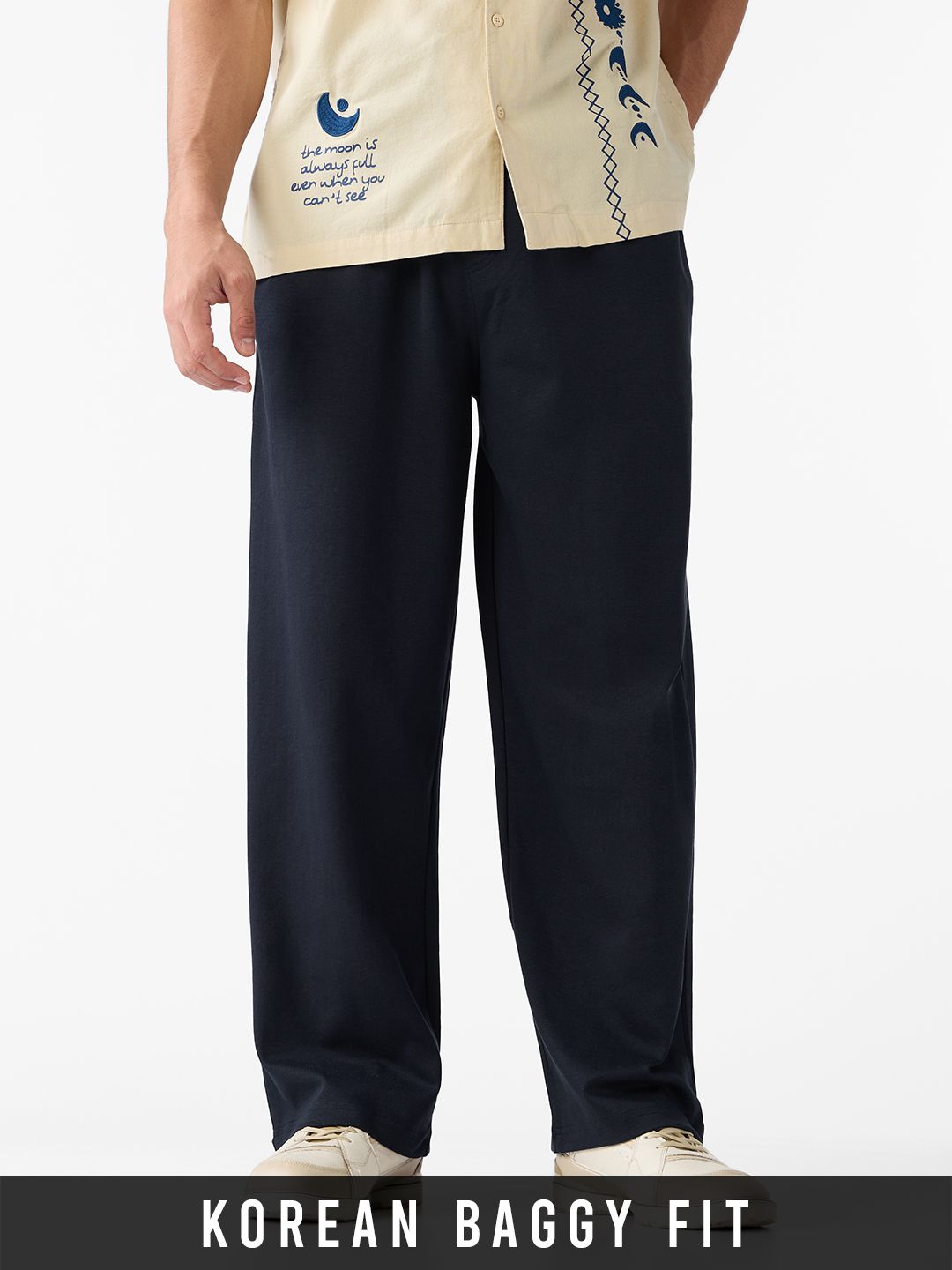 Korean Joggers: Navy Korean Joggers