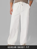Korean Joggers: Ivory Korean Joggers