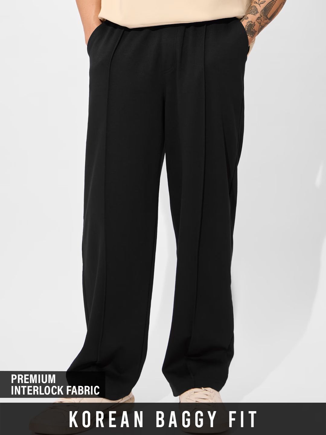 Korean Joggers: Jet Black Korean Joggers