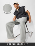 Korean Joggers: Ash Grey Korean Joggers
