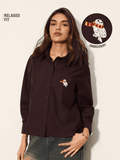 Harry Potter: Mini Hedwig Women Relaxed Shirts