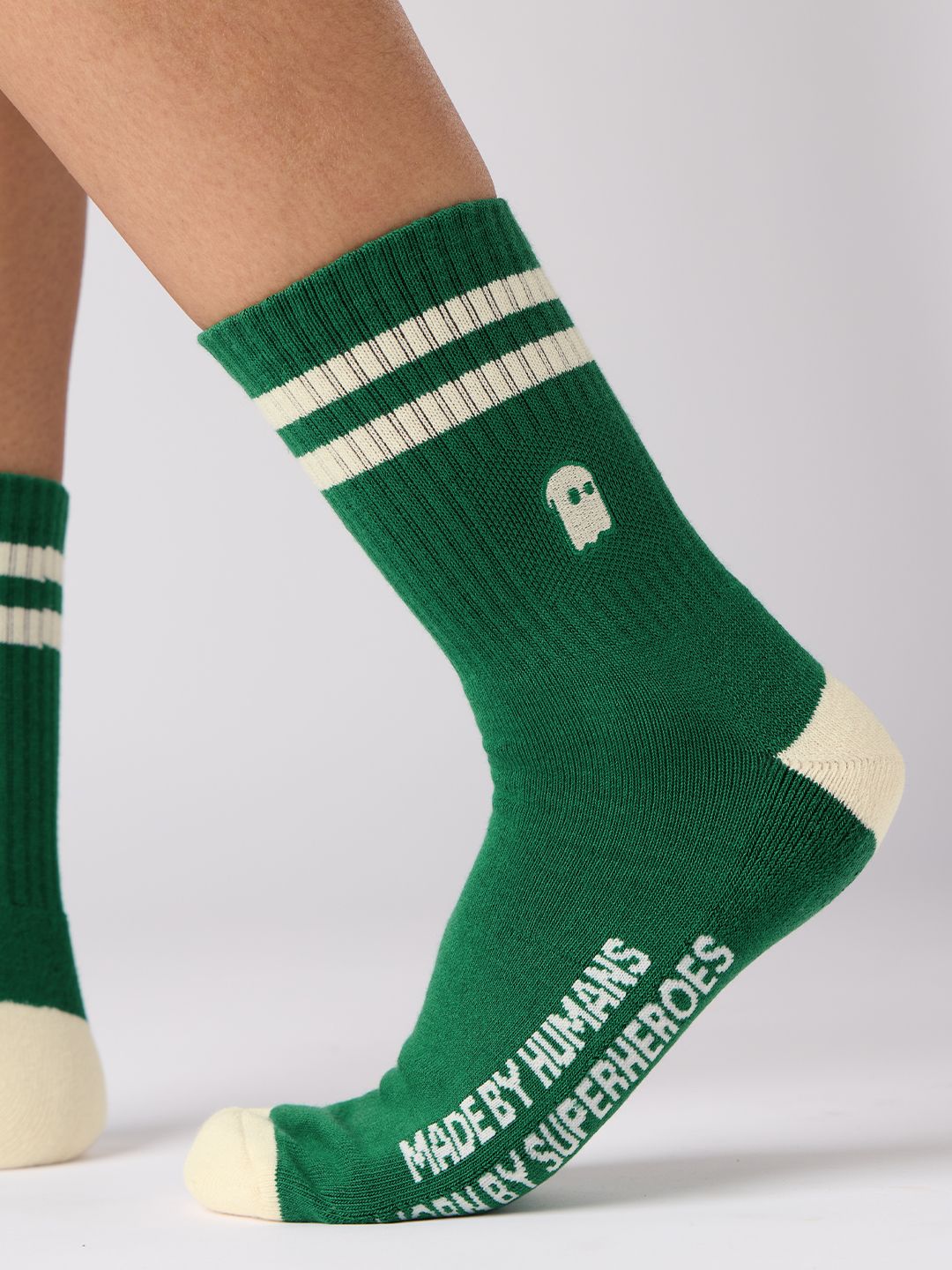 Souled Socks: Varsity Green Socks