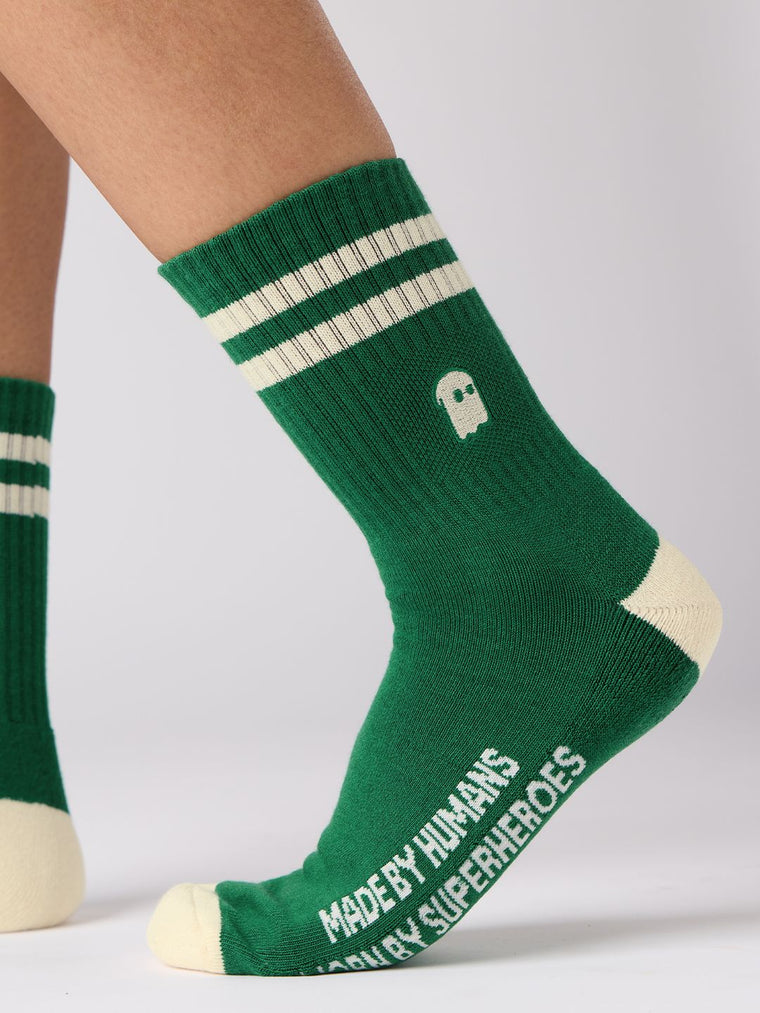 Souled Socks: Varsity Green Socks