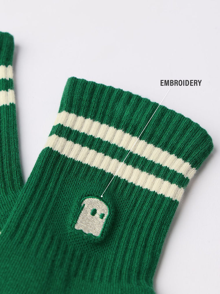 Souled Socks: Varsity Green Socks