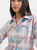 Plaid Shirt: Rosewood Women Regular Shirts