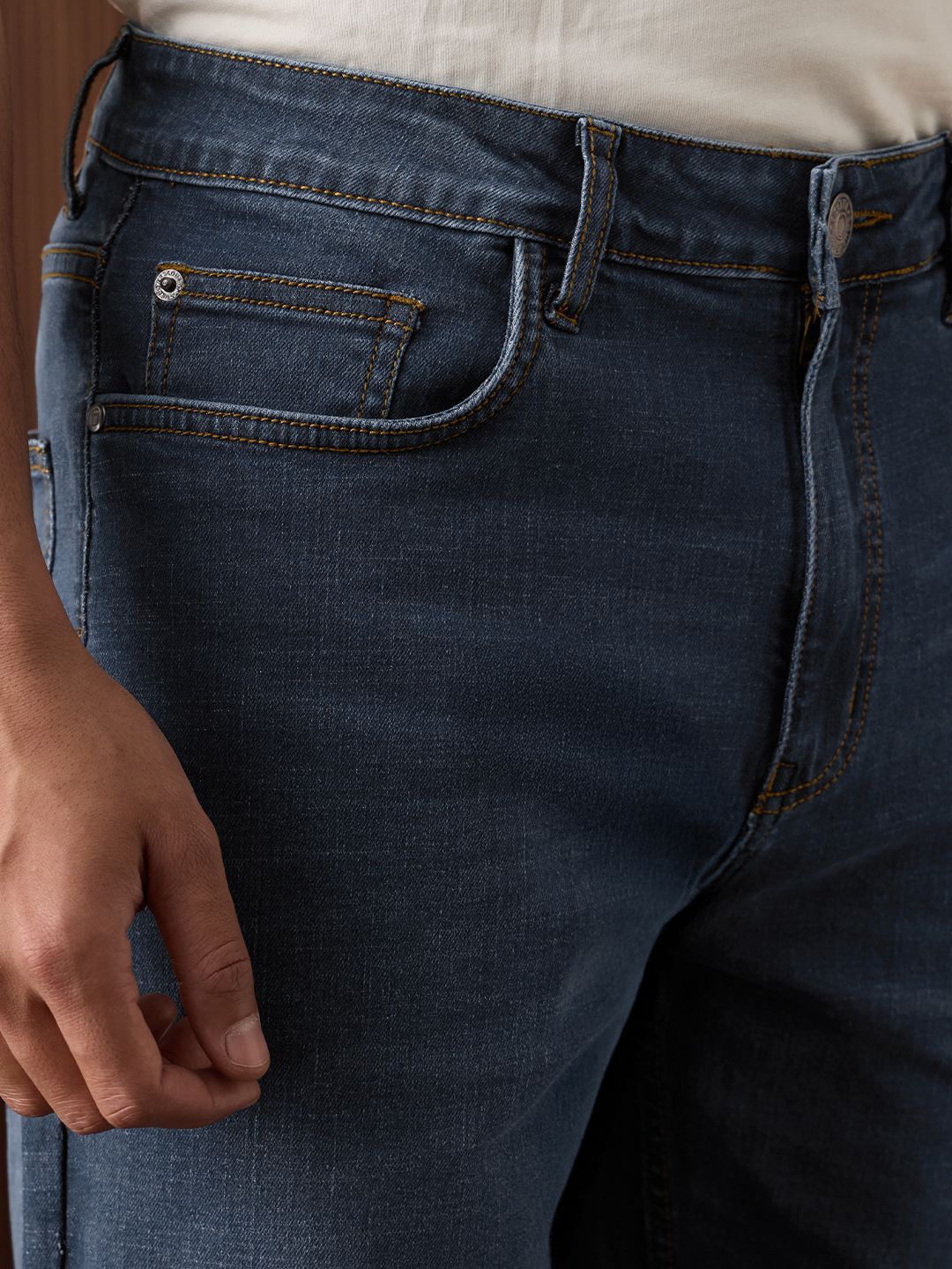 Straight-Fit Denim: Pacific Men Straight Fit Jeans