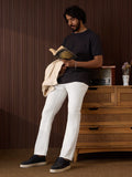 Denim: Ivory Men Classic Slim Fit Jeans