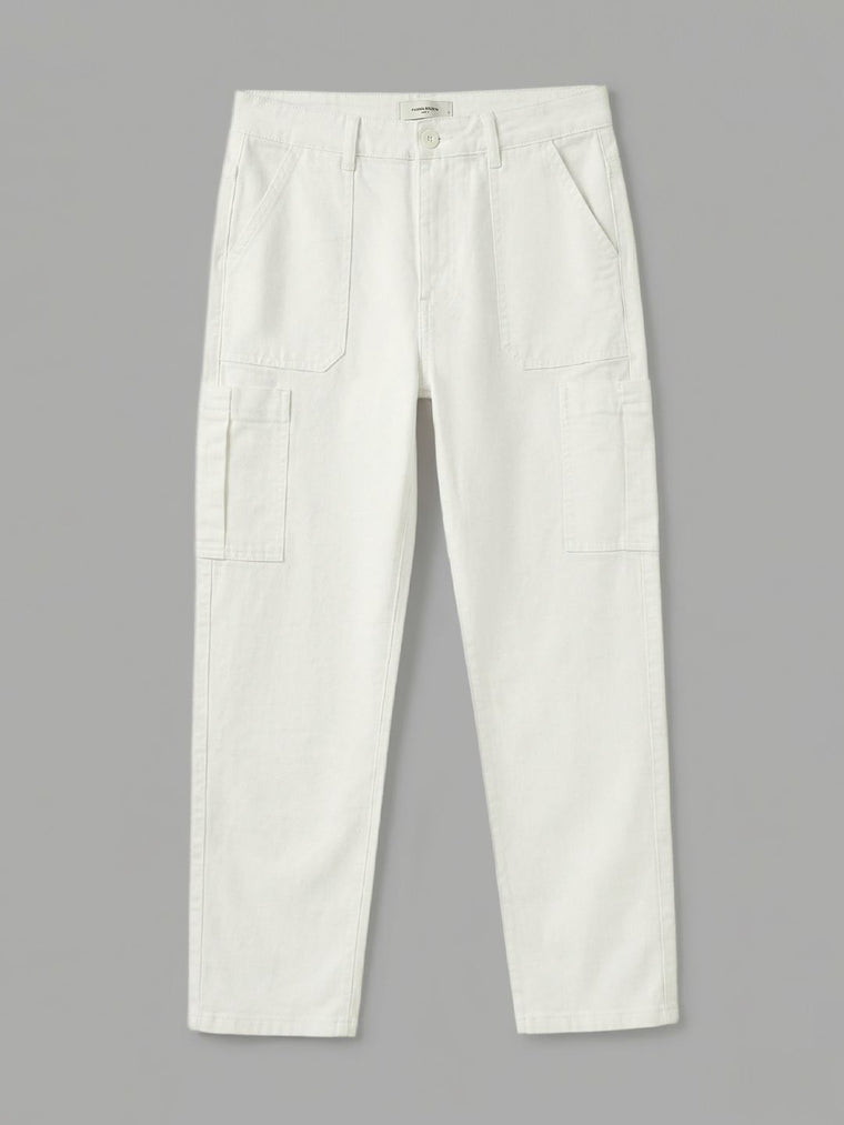 Men's Cargo Jeans: White Men Cargo Jeans