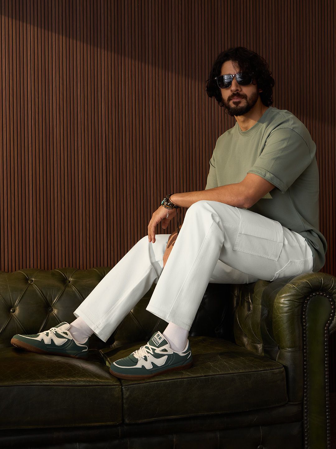 Men's Cargo Jeans: White Men Cargo Jeans