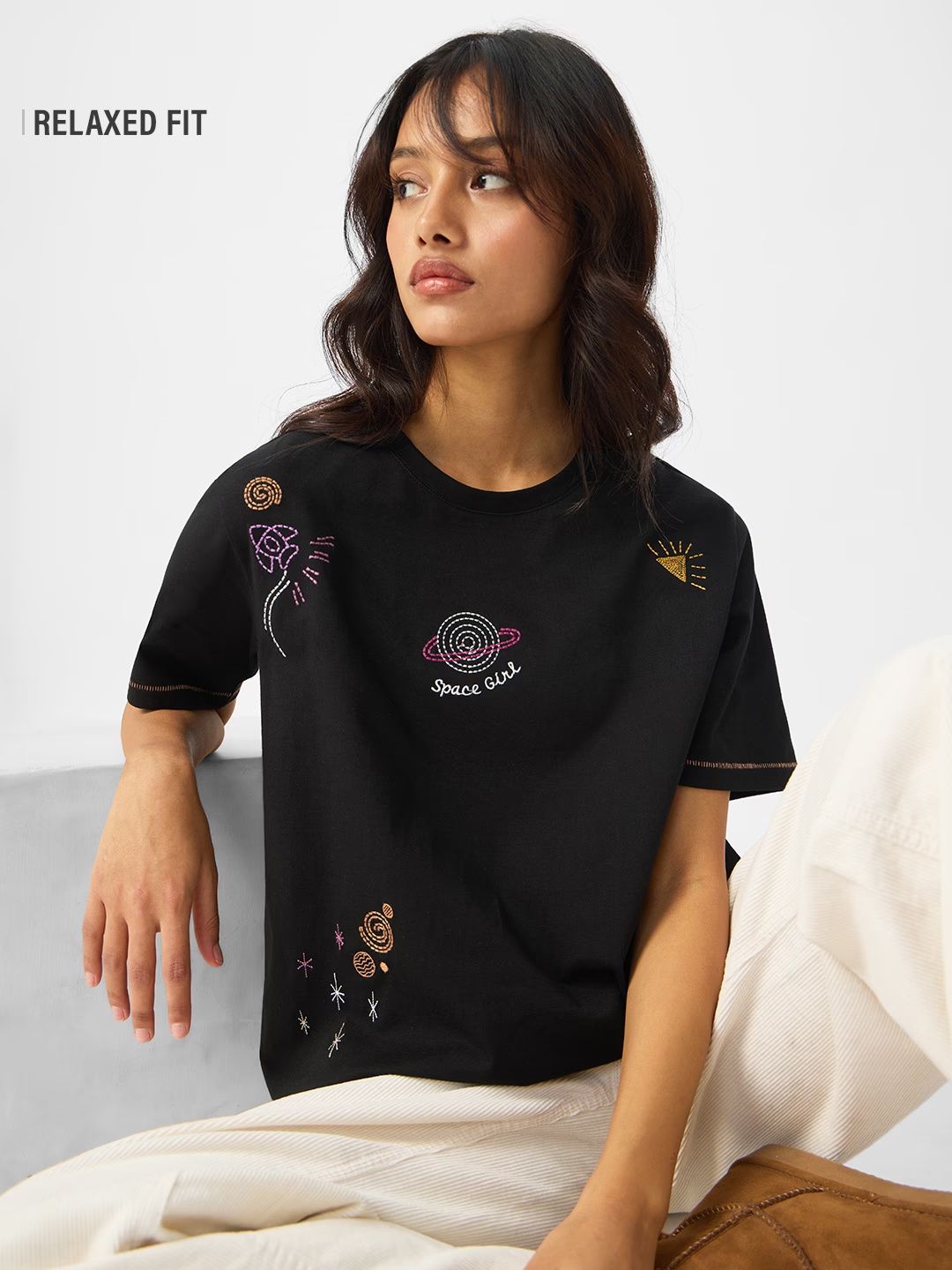 TSS Originals: Space Girl Women Relaxed T-Shirts