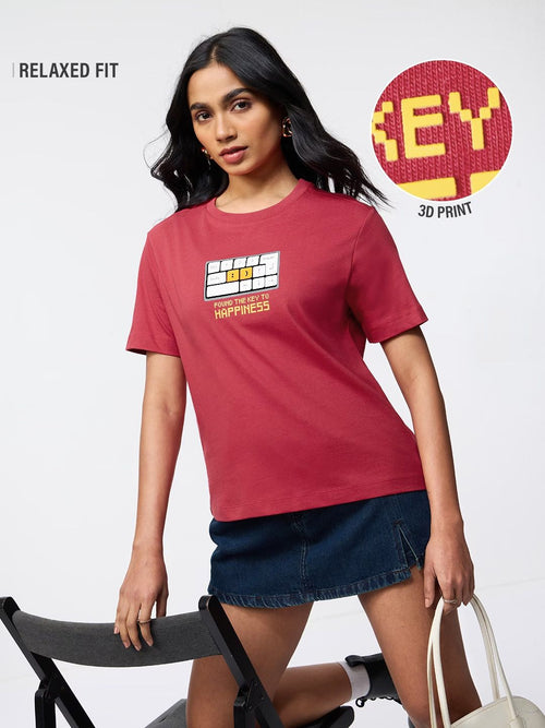 TSS Originals: Happiness Women Relaxed T-Shirts