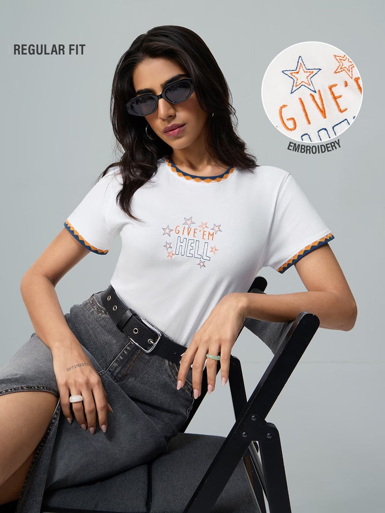 TSS Originals: Give 'em Hell Women Regular T-Shirts