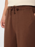 Korean Joggers: Tan Brown Korean Joggers