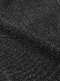 Pleated Denim: Charcoal Men Straight Fit Jeans