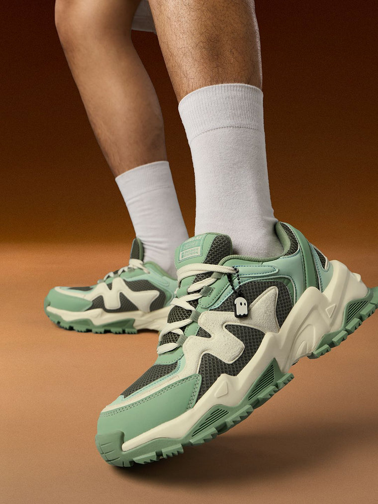 FUMES NX: Sage Men Low Top Sneakers