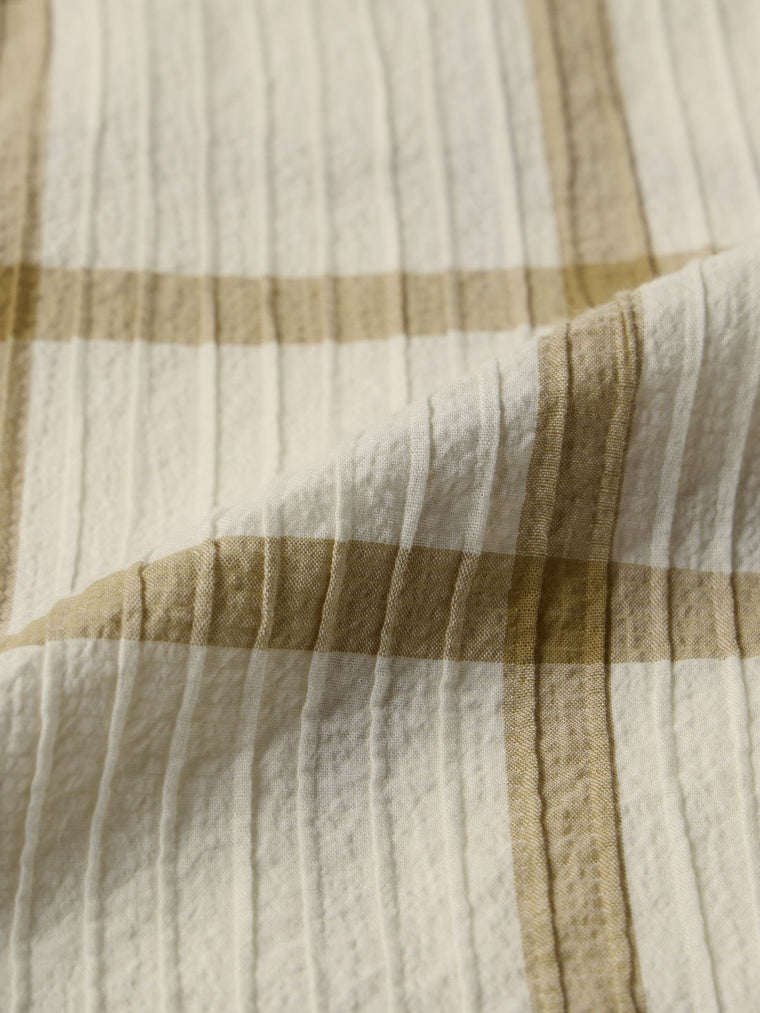 Textured Shirt: Honey Grid Men Textured Shirts