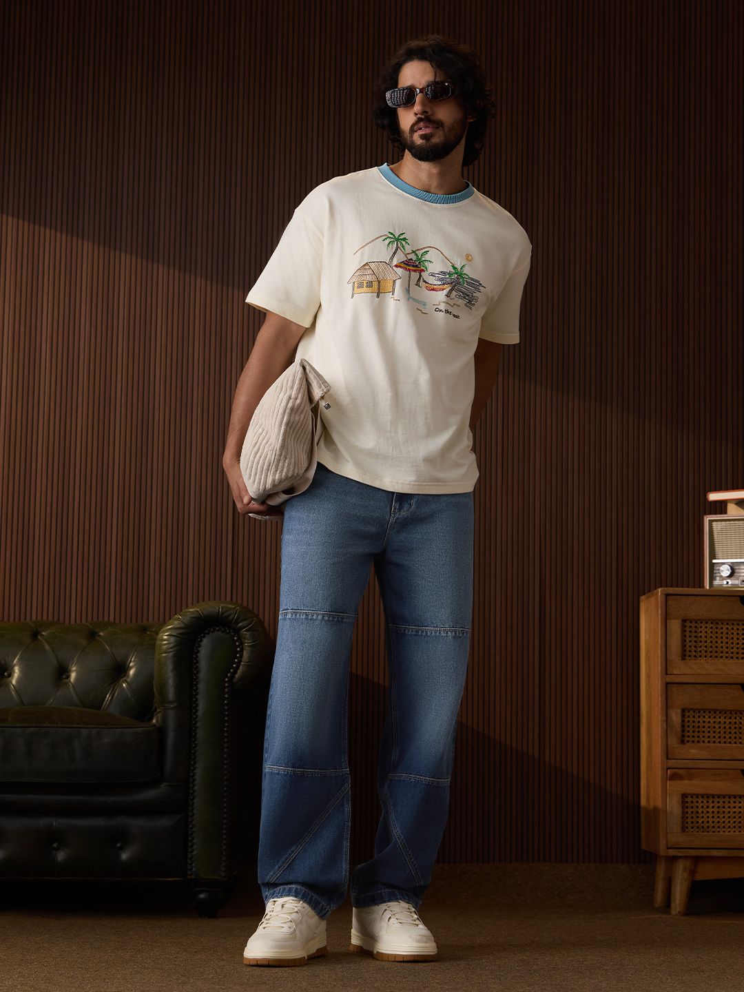 TSS Originals: Cobalt (Baggy Fit) Men Baggy Fit Jeans