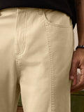Straight Pant: Latte Men Pants