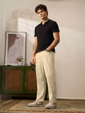 Straight Pant: Latte Men Pants
