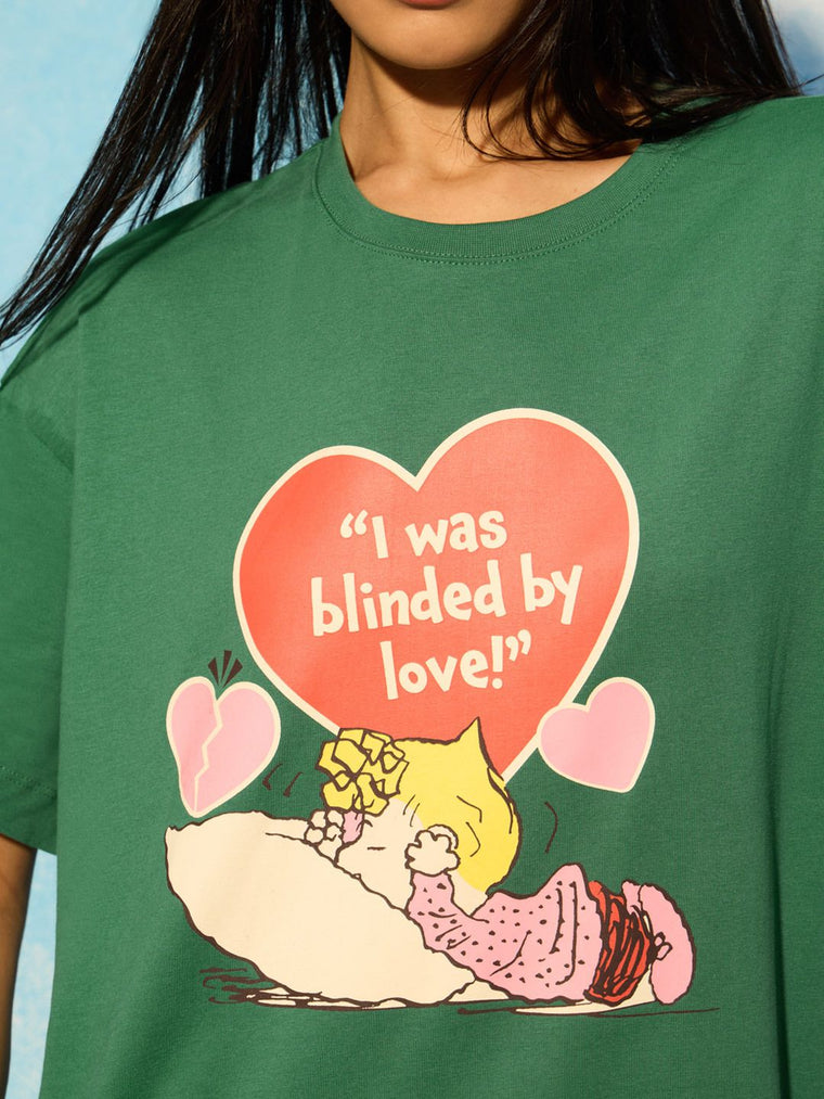 Peanuts: Blinded Women Oversized T-Shirts