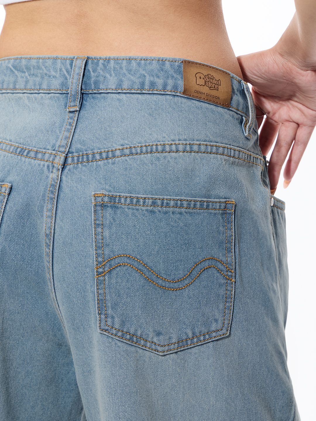 Wide-Leg Denim: Icy Drip Women Wide Denims