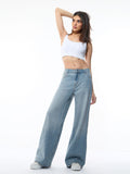 Wide-Leg Denim: Icy Drip Women Wide Denims