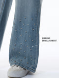 Wide-Leg Denim: Icy Drip Women Wide Denims