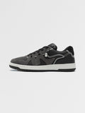 Urban Blaze: Black Men Low Top Sneakers