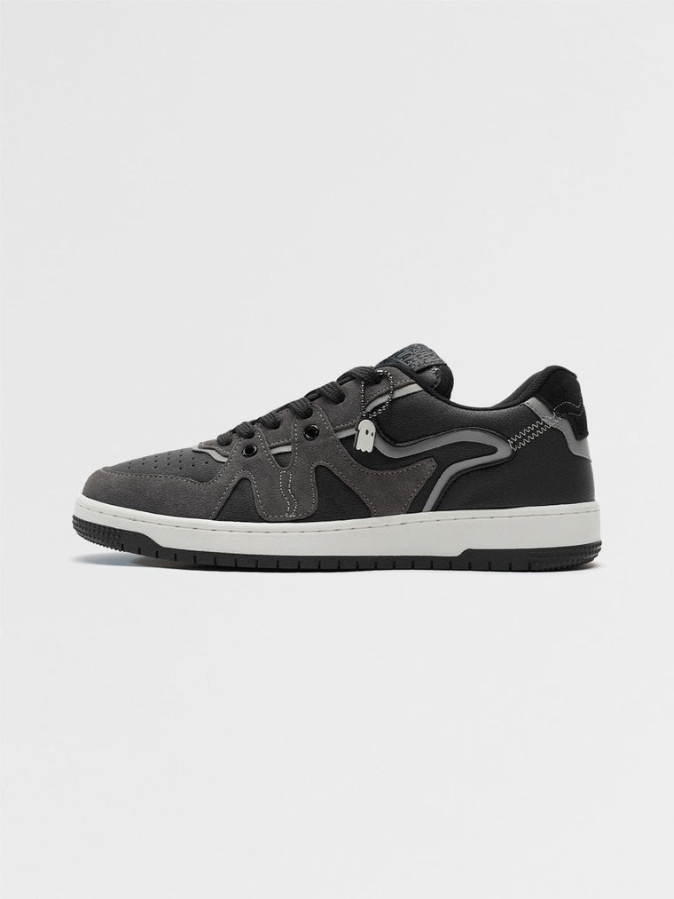 Urban Blaze: Black Men Low Top Sneakers