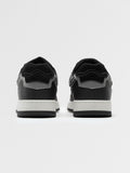 Urban Blaze: Black Men Low Top Sneakers