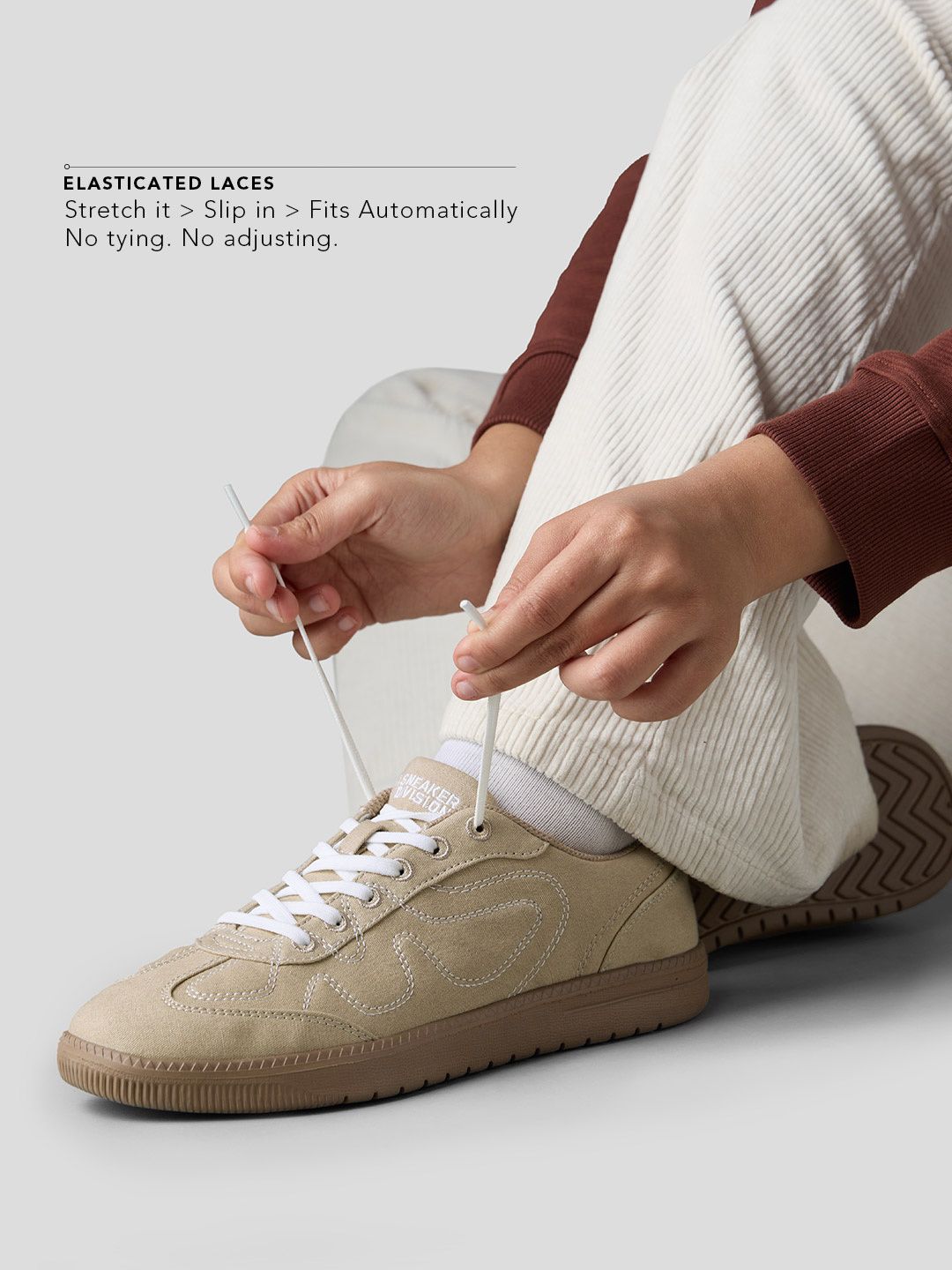 Caramel: UBZ Fly Women Low Top Sneakers